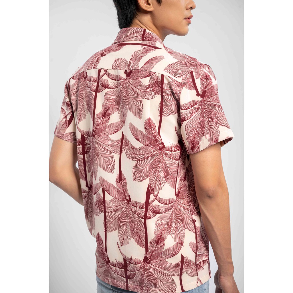 Áo sơ mi Tay ngắn Họa tiết Lira, Vải lụa Thoáng mát, Chống nhăn Form Regular Fit, Chuẩn đẹp , Năng động DS04 - DANNYTOM | BigBuy360 - bigbuy360.vn