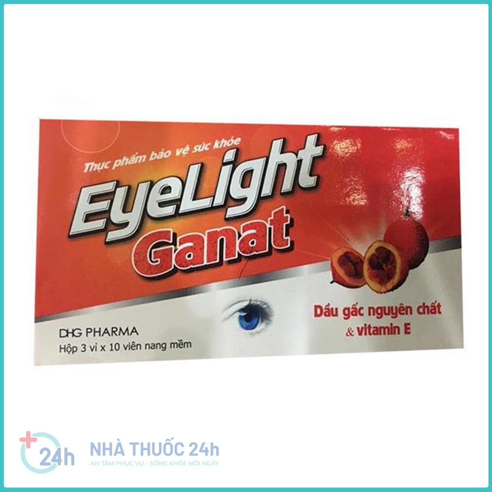 Viên bổ mắt từ dầu gấc EYELIGHT GANAT 30 viên