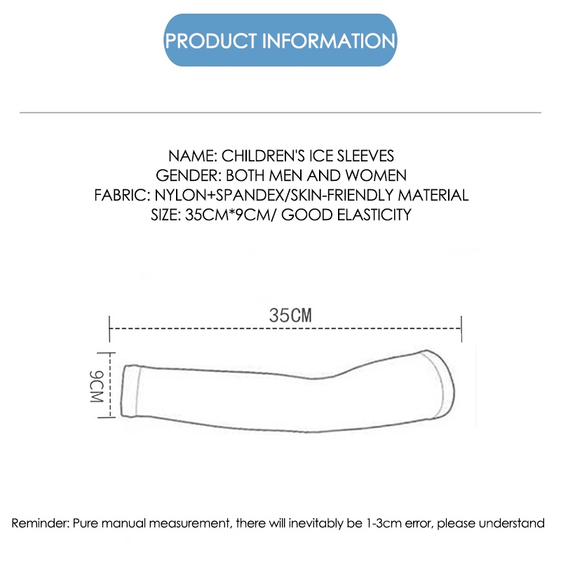 Găng Tay Chống Nắng Chống Tia UV Bằng Lụa Lạnh Họa Tiết Hoạt Hình Dễ Thương Cho Bé