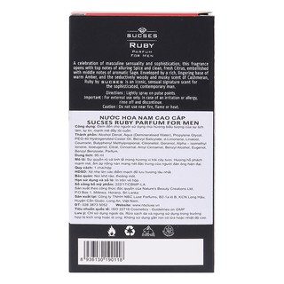 Nước Hoa Nam cao cấp Sucses Ruby 95ml