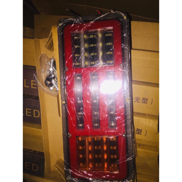 1 đôi Đèn hậu led cao cấp xe TQ phổ thông ( có video test)