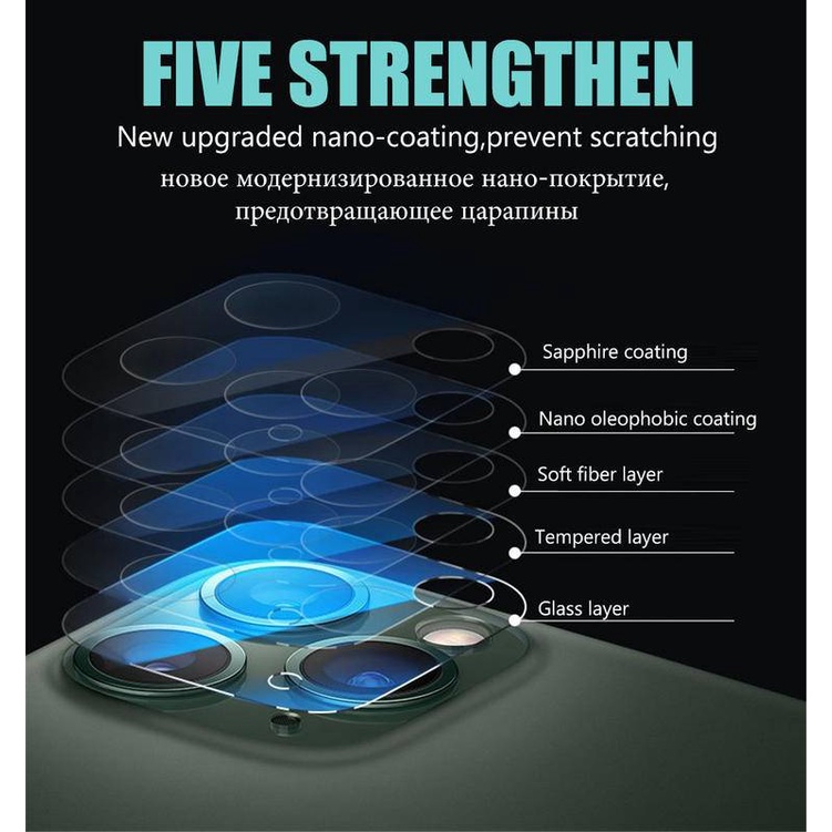 1/2 Kính cường lực bảo vệ camera sau thích hợp cho iPhone 13 Pro Max 13 Pro Max