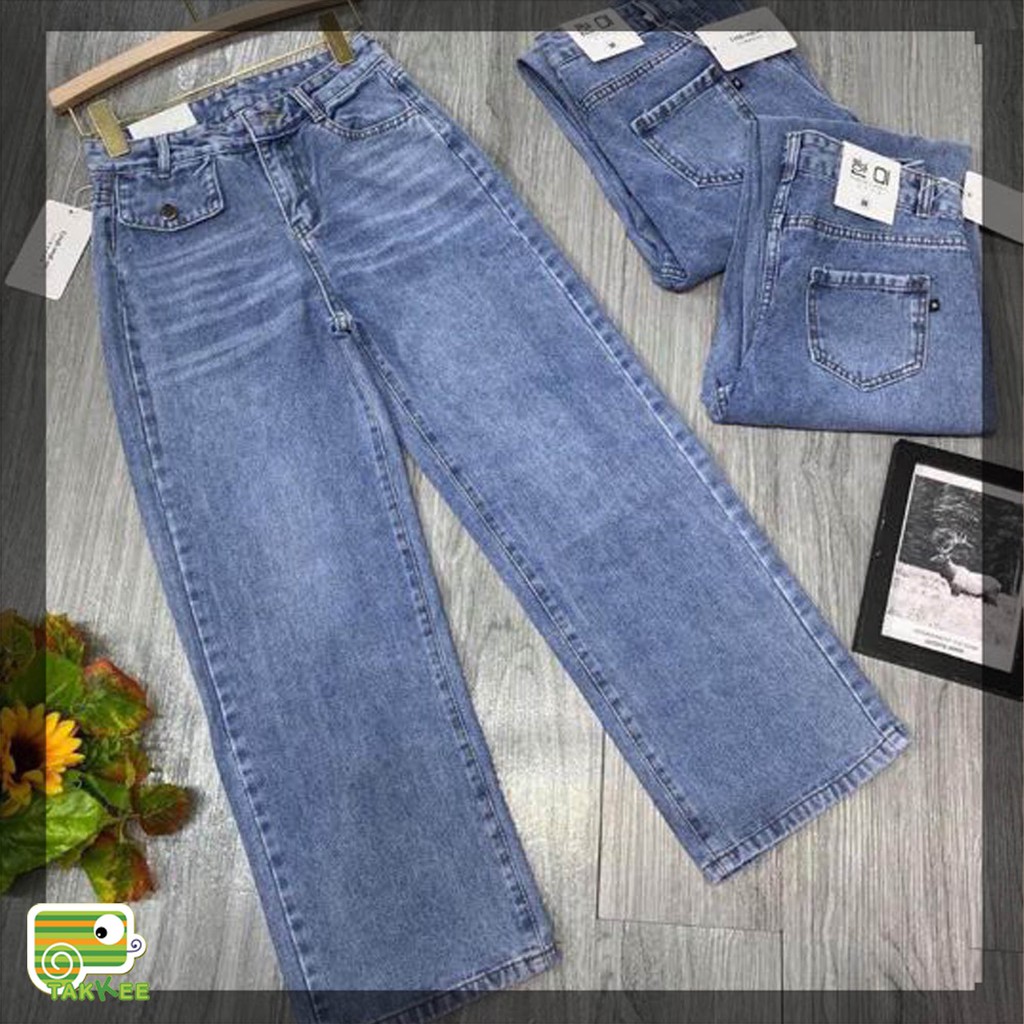 QUẦN JEANS OONGA RỘNG QUẦN BÒ SIÊU HOT