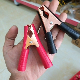 Bộ đầu kẹp acquy 100A (Đen-Đỏ)