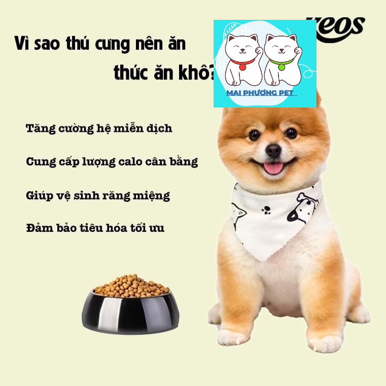 Gói 400gr -Thức ăn dạng hạt KEOS (dành cho chó trên 1 năm tuổi) ( 2loại)