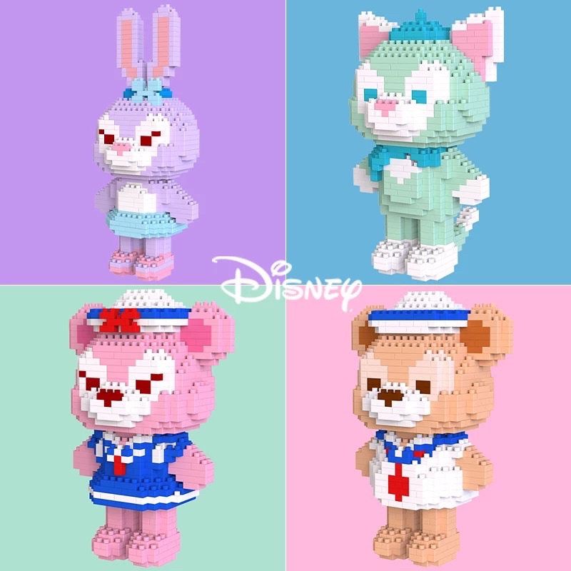 Mô Hình Lắp Ghép Nhân Vật Stella Lou Nanoblock 3D Đồ Chơi Trí Tuệ Lắp Ráp Hoạt Hình Dễ Thương