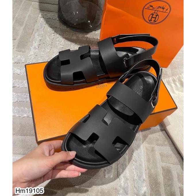 [Sẵn Hàng] Dép Sandal Hm Nam Quai Da Cao Cấp - Dép Sandal Hm Đế Cao Su Cao Cấp