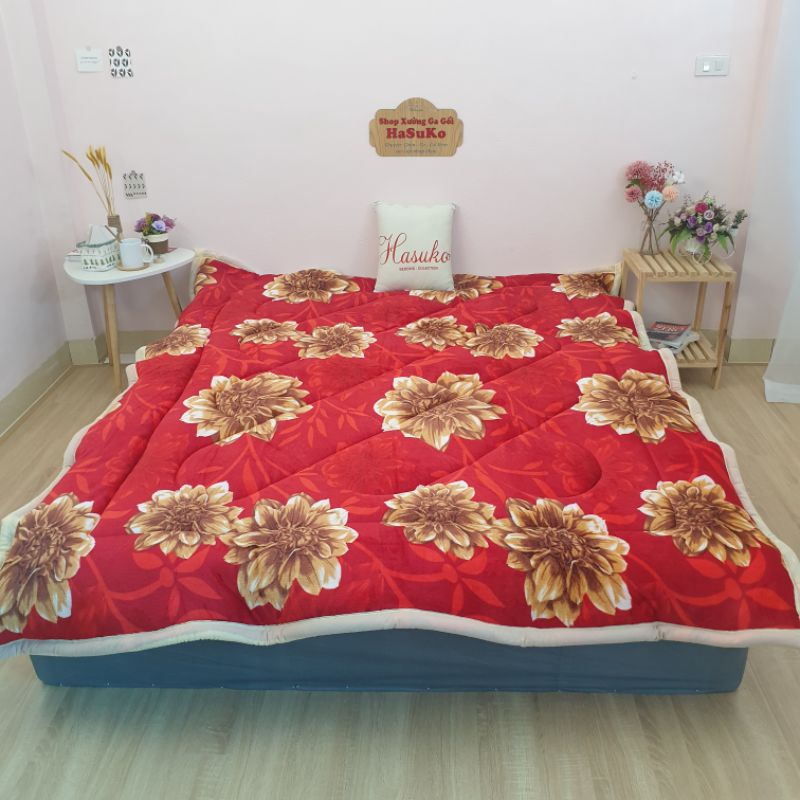 Chăn lông cừu đại hàn HASUKO siêu mềm,siêu nhẹ,siêu ấm trong mùa đông giá lạnh năm nay