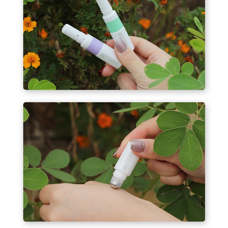 Chai Tinh Dầu 5ml Hai Trong Một Hình Bóng Tròn Có Mùi Thơm Và Mũi Xoan