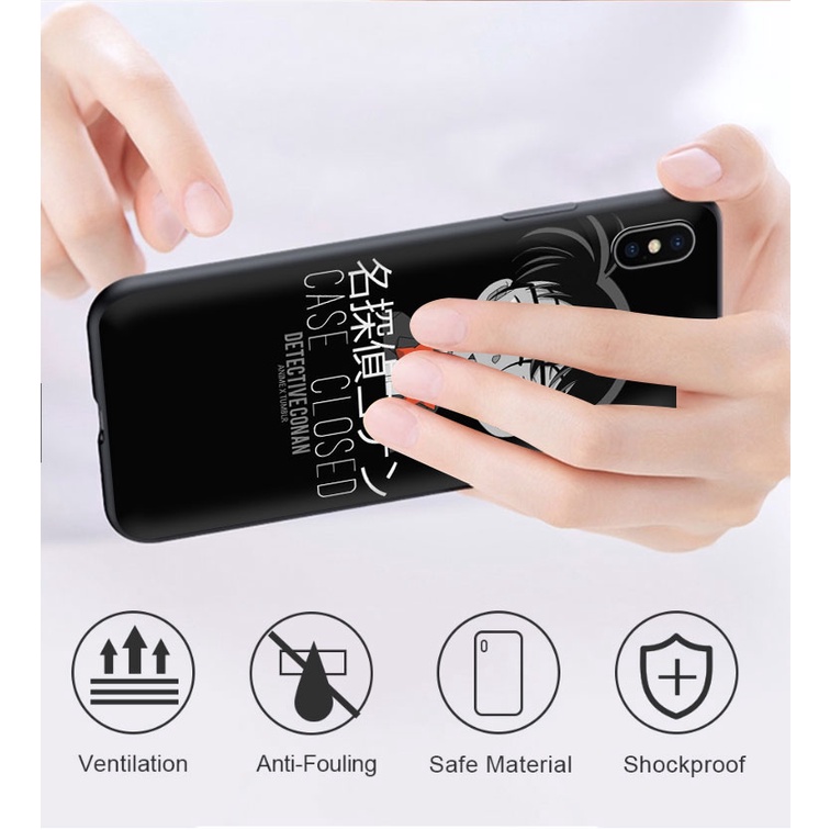 Điện Thoại Ốp Lưng Dẻo Hình Thám Tử conan Cho samsung a10 a10s a70 a01 a02 m02 a03s zyi21