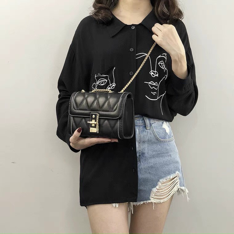 Túi xách đeo chéo nữ thời trang giá rẻ đẹp đi chơi phong cách hàn quốc dễ thương cute DC230