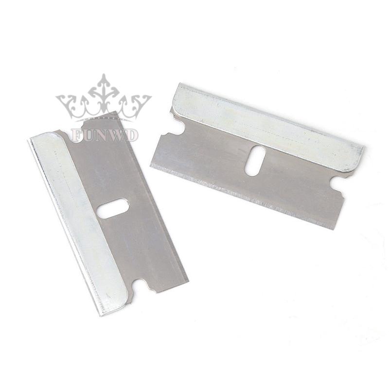 Lưỡi dao bằng inox 40mm dùng cạo làm sạch kính cửa sổ xe hơi tiện dụng