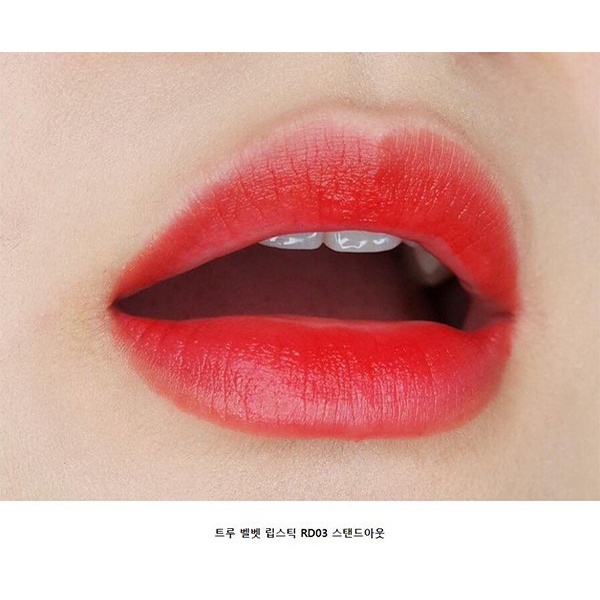 SON APIEU TRUE VELVET LIPSTICK MÀU RD03 - ĐỎ ĐẤT