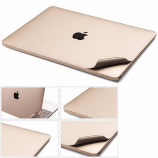 Bộ dán bảo vệ Fullbody JRC 4in1 màu Gold cho Macbook đủ dòng, tặng kèm miếng dán màn hình HD