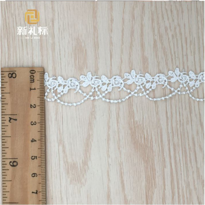 ⚡SỈ LẺ⚡Ren viền- ren chân thêu hình hoa hồng trang trí váy áo Lolita, làm phụ kiện handmade, DIY cho doll