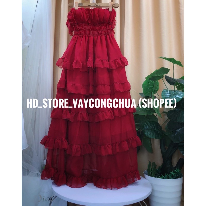 ❤️V239 VÁY ĐẦM MAXI DÀI TRỄ VAI DÁNG XOÈ BỒNG BỀNH | BigBuy360 - bigbuy360.vn