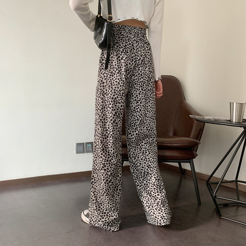 SUXI Quần dài cho nữ họa tiết chấm bi thời trang sành điệu bắt mắt