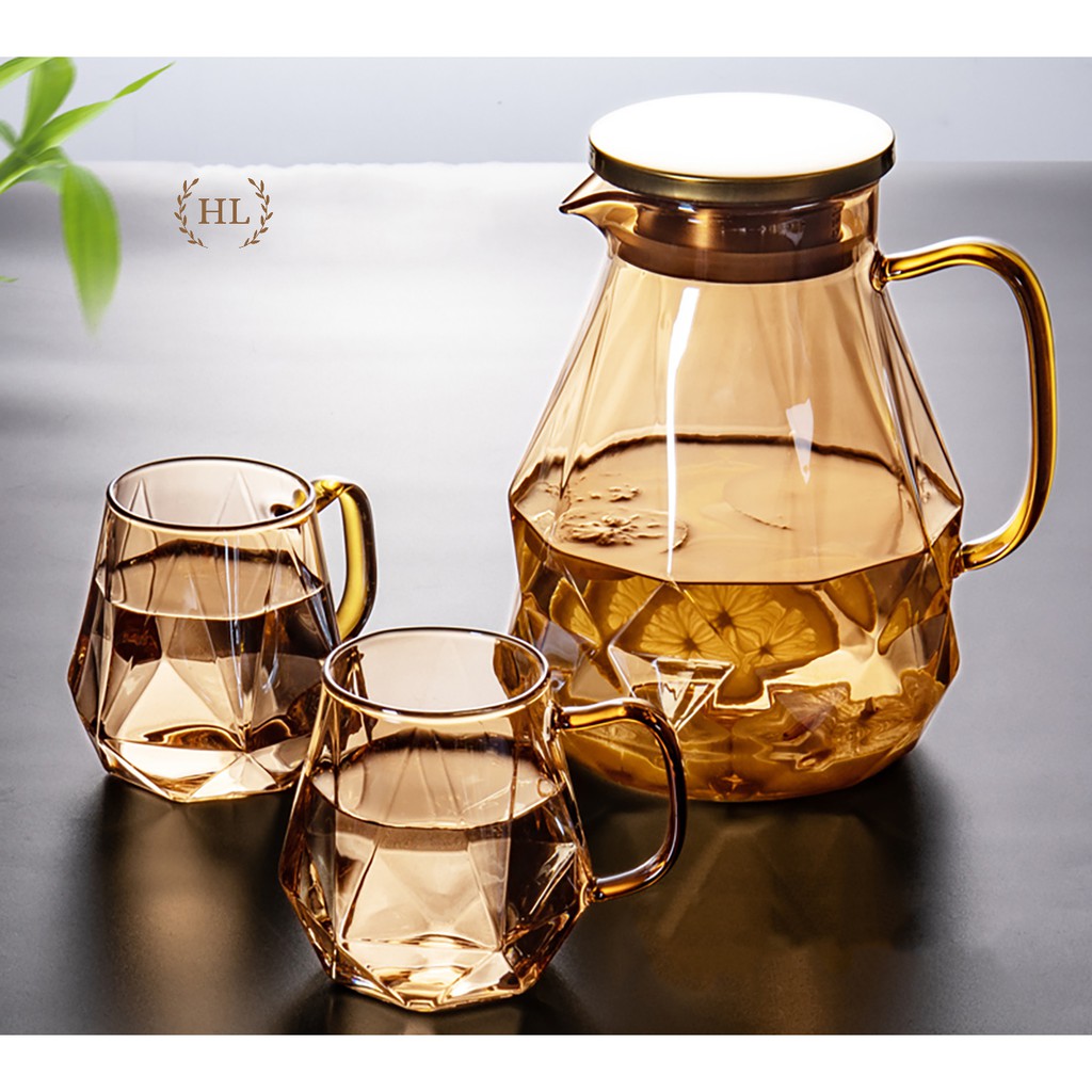 BÌNH THỦY TINH CHỊU NHIỆT |  Bình thủy tinh borosilicate siêu nhẹ - chịu lực - chịu nhiệt phong cách Vintage 2022 [P1]