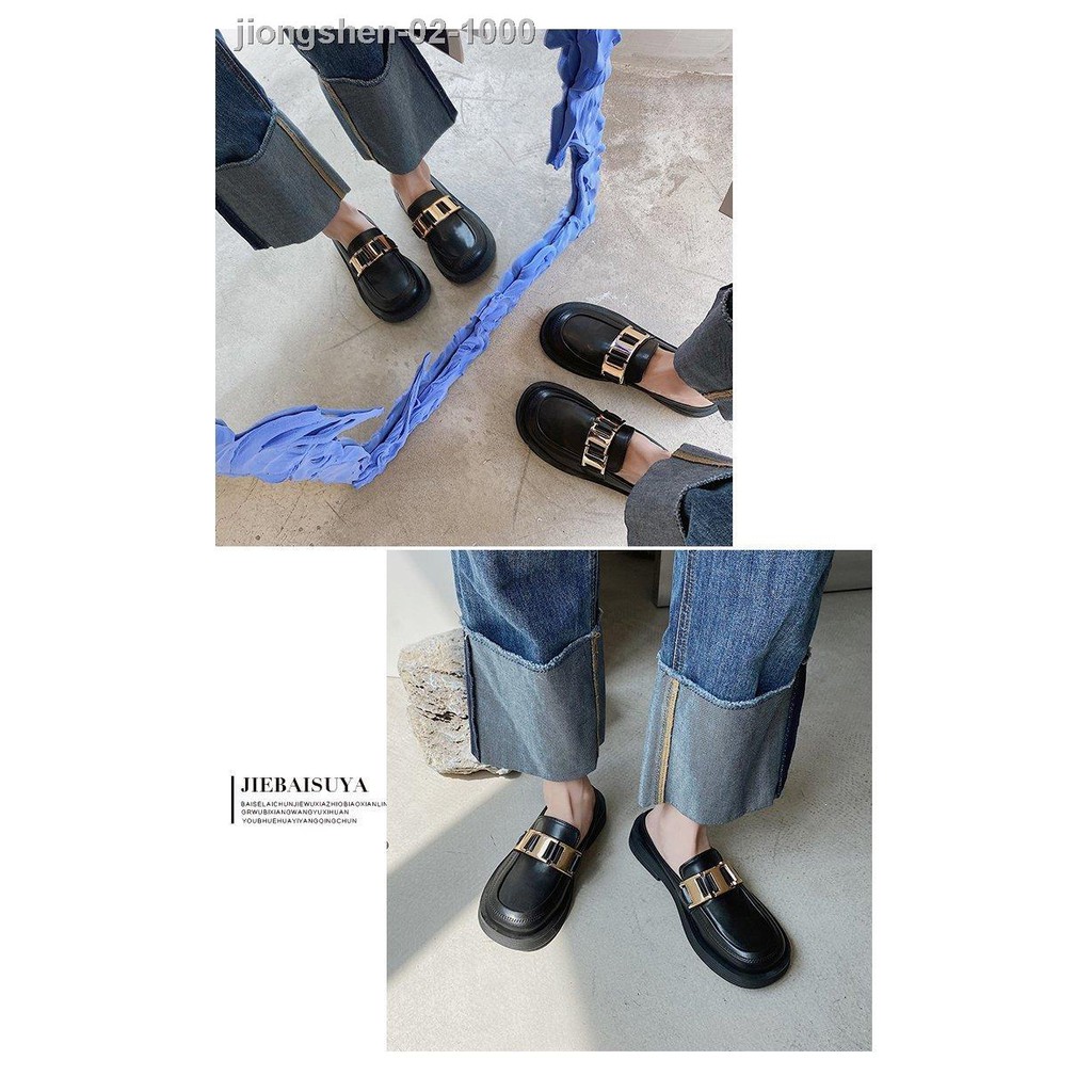 ┋✲■Giày Lười Bằng Da Phong Cách Trẻ Trung Thanh Lịch Dành Cho Nữ | BigBuy360 - bigbuy360.vn