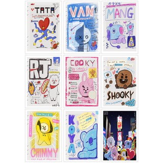 combo 20 lomo card BT21