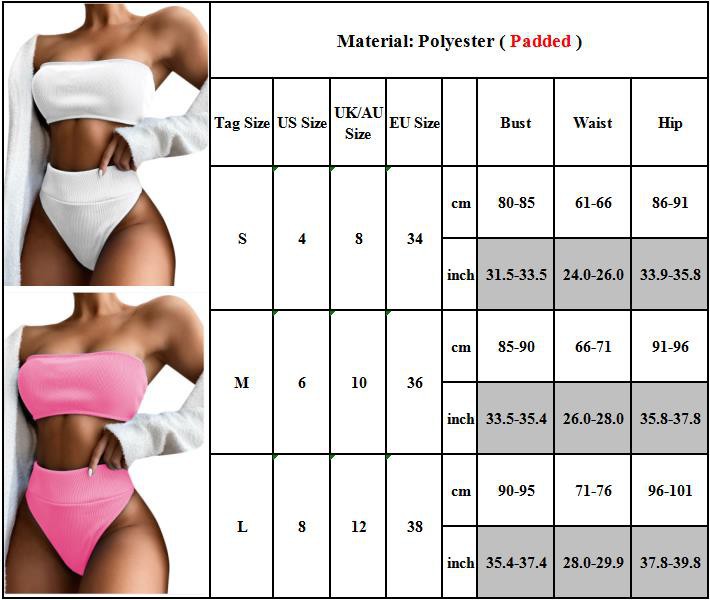 Bộ bikini 2 mảnh màu trơn gợi cảm cho nữ