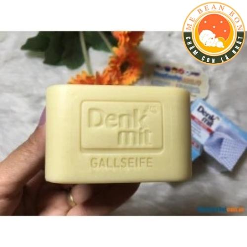 Bánh xà phòng tẩy trắng làm sạch cổ tay nách áo sơ mi Denkmit của Đức 100g đánh bay vết bẩn cứng đầu nhất - mẹ bean bon