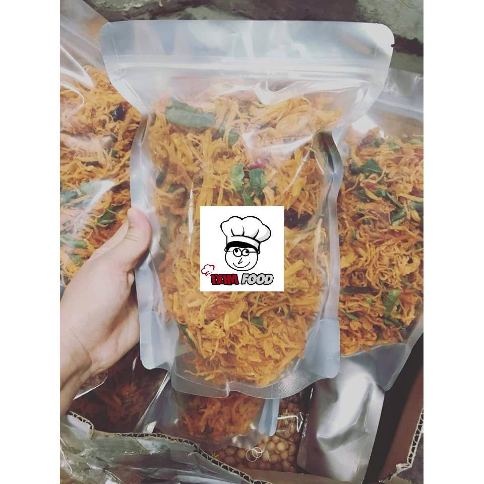 Khô Gà lá chanh (gà ta-gà Mạnh Hoạch), 1kg km 1 mặt nạ nhau thai.