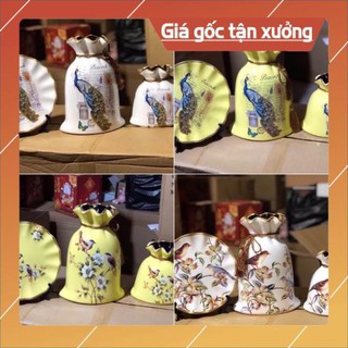 Bộ bình gốm cao cấp phong cách châu Âu