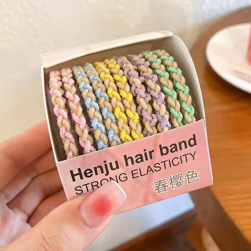 Dây Buộc Tóc Cao Su Co Giãn Màu Kẹo Ngọt Thời Trang Hàn Quốc 2022