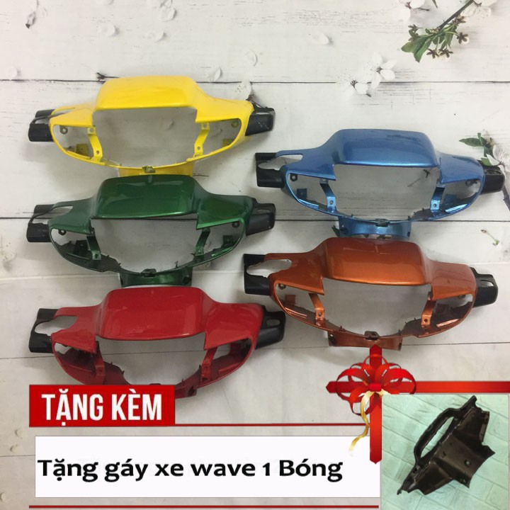 ỐP đầu đèn 1 bóng phanh đĩa + gáy đời 2002-2006 xe Wave ZX, Wave 110, Wave Alpha