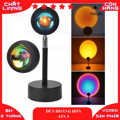 💥Đèn Hoàng Hôn 4 In 1, Đèn Led TikTok Hỗ Trợ Chụp Ảnh Sống Ảo, Quay Video