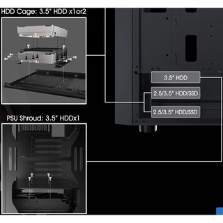 Vỏ Case XIGMATEK DUKE 3F (TẶNG 3 FAN RGB)