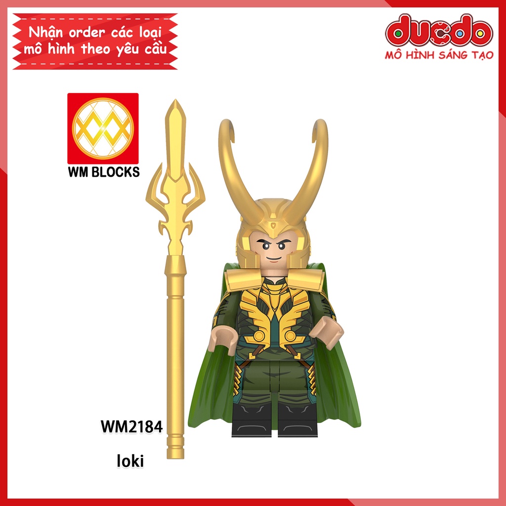 Minifigures các nhân vật trong seri Loki - Đồ chơi Lắp ghép Xếp hình Mini Mô hình Iron Man WM WM6118