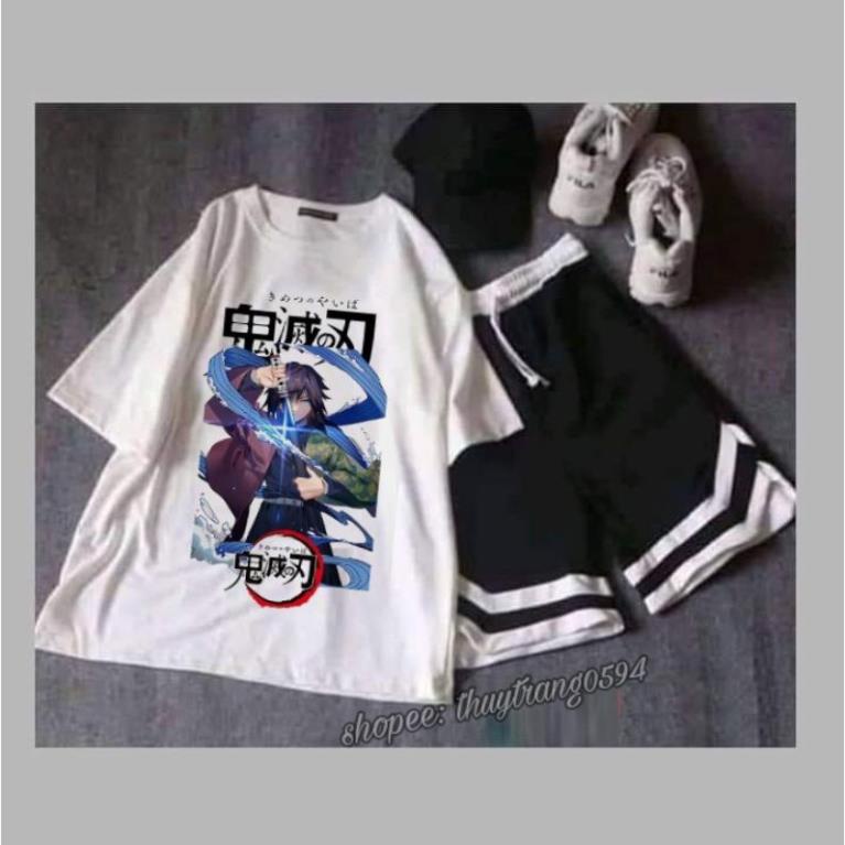 Set Bộ Áo Quần Anime DEMON SLAYER Siêu Đẹp | Set Áo KIMETSU NO YAIBA Cực Ngầu