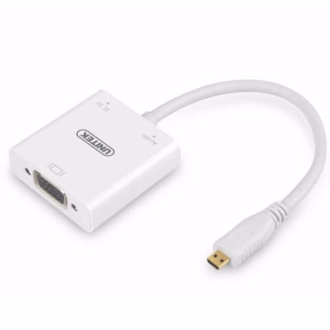 Cáp chuyển đổi Micro HDMI sang VGA Unitek Y-5322 - Cable Micro HDMI to VGA - Unitek 5322