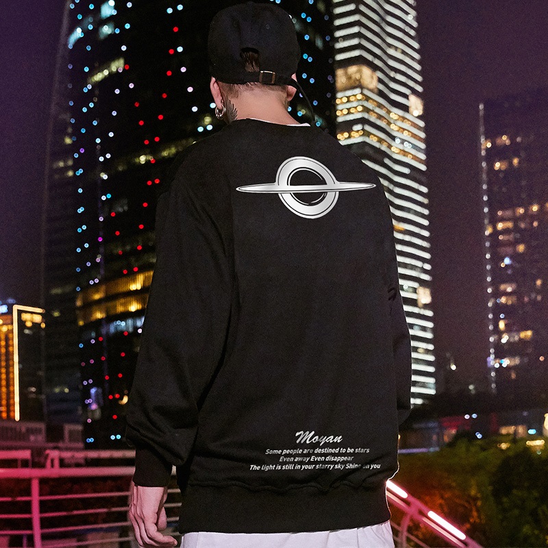 Áo Sweater Tay Dài Cổ Tròn In Họa Tiết Không Gian Size M-5Xl | BigBuy360 - bigbuy360.vn