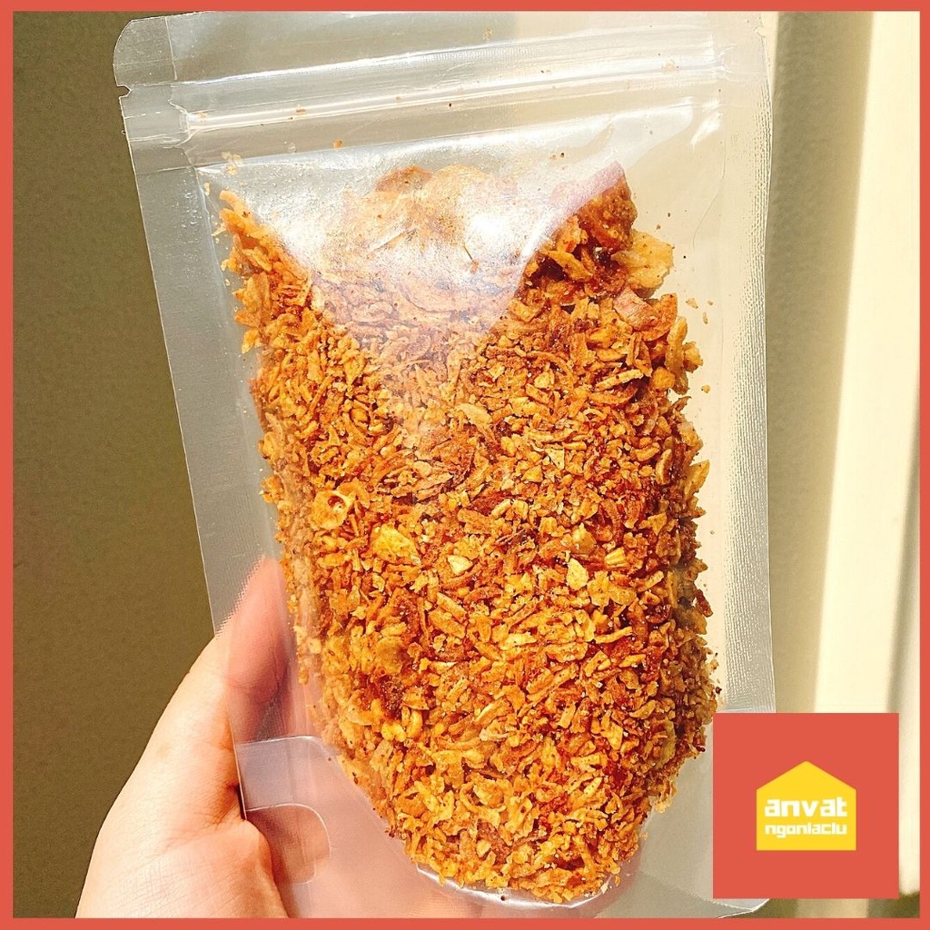(TẶNG BƠ 0Đ) COMBO BÁNH TRÁNG &quot;CHÂN ÁI&quot;: 200g bánh tráng phơi sương dẻo + 100g MUỐI TÓP MỠ siêu đỉnh