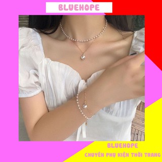 Dây chuyền vòng cổ Lolita hai màu siêu sang chảnh hot nhất 2021 [V16 & VT09]