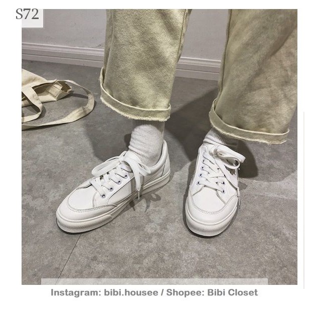 [Mã WAMT2405 giảm 10K đơn 0K] [CÓ SẴN] Giày trắng đơn giản Hàn Quốc thanh lịch mã S72 | BigBuy360 - bigbuy360.vn