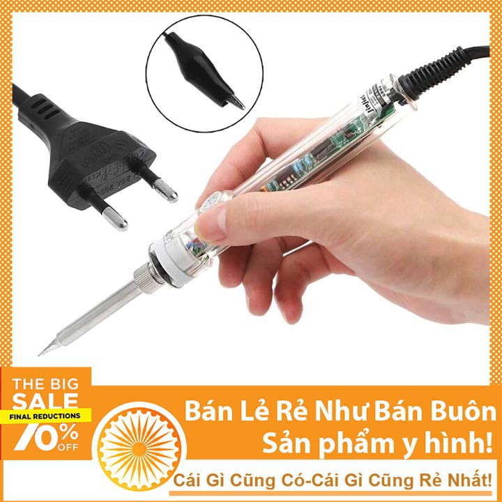 Tay Hàn No.907 60W Hàn Chì Hàn Thiếc Điều Chỉnh Nhiệt 450 độ C - NTHN