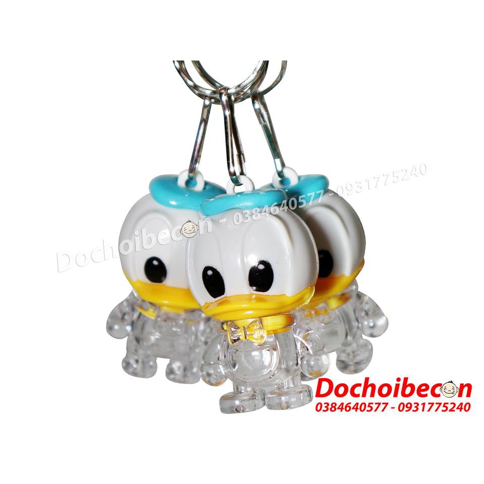 Móc khóa vịt Donal - Dùng pin, có đèn đổi màu | BigBuy360 - bigbuy360.vn