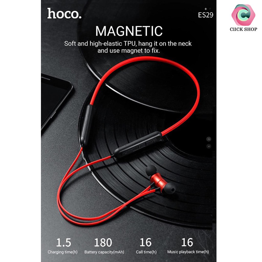 Tai nghe bluetooth thể thao HOCO ES29 - Tai nghe hoco ES29 choàng cổ