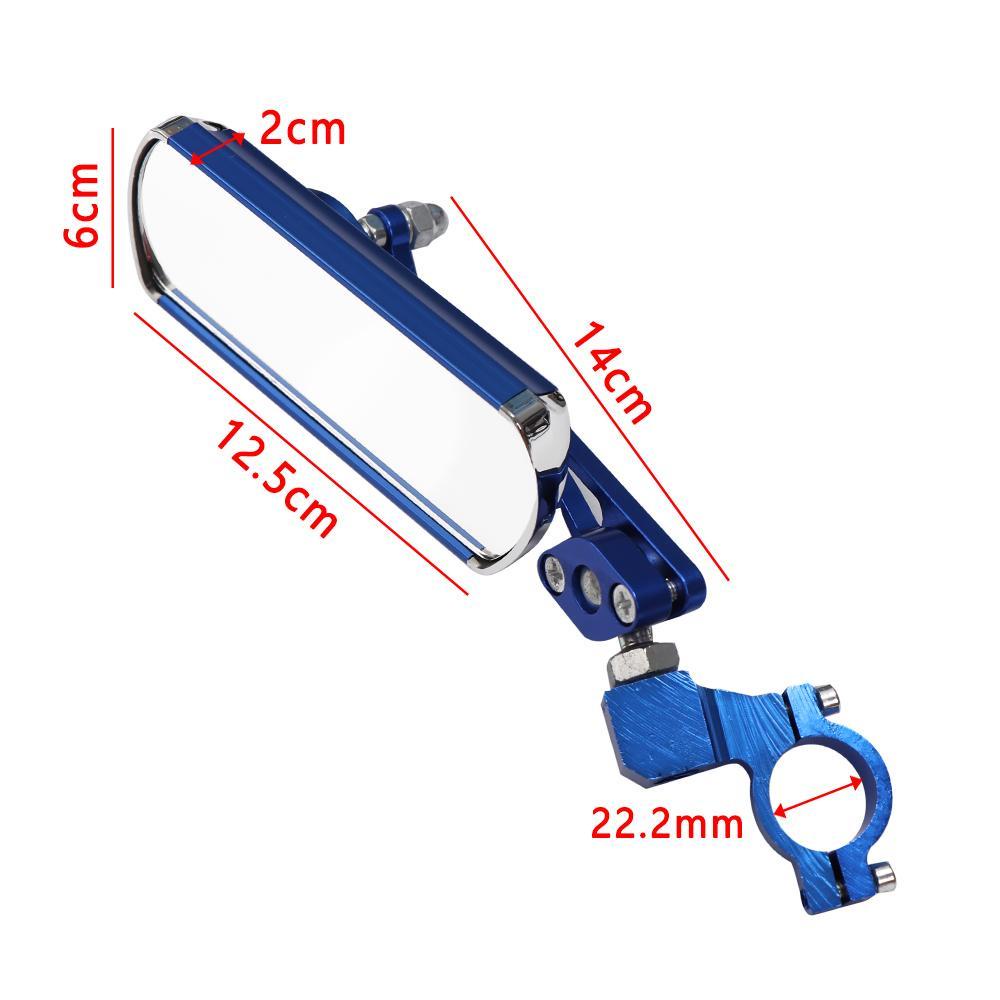 Máy DORAW 360 Độ° Kính Chiếu Hậu Bằng Hợp Kim Nhôm An Toàn Cho Xe Đạp