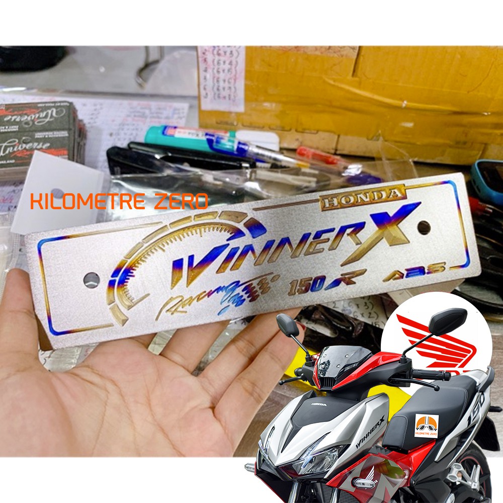 Combo Trọn Bộ Pas & Bảng Tên Trước Honda WINNER X | Mã VT148