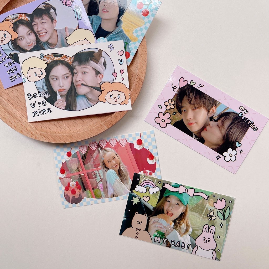 [Chat trước khi đặt] Móc khoá hình chữ nhật khung ngang thiết kế Molli