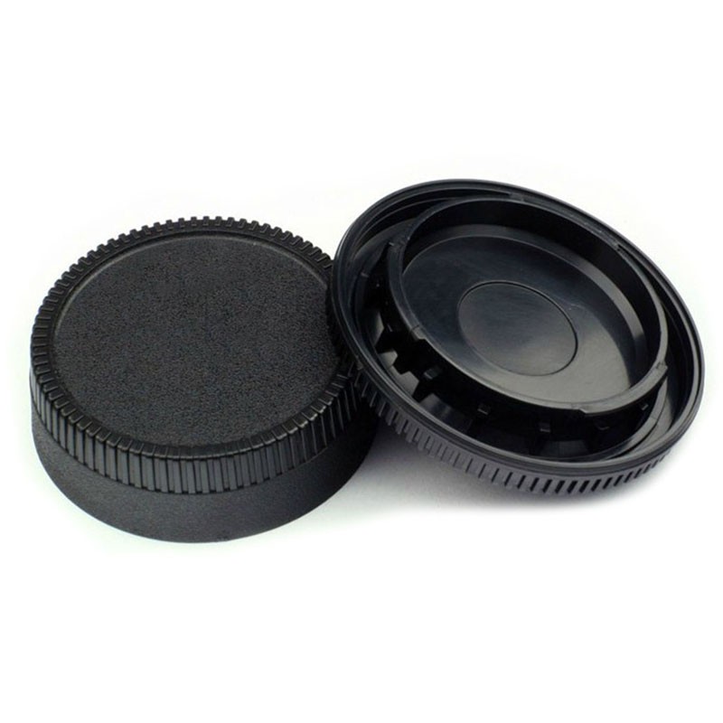 Miếng nhựa đen bảo vệ thân máy ảnh kèm nắp đậy cho Nikon Digital SLR