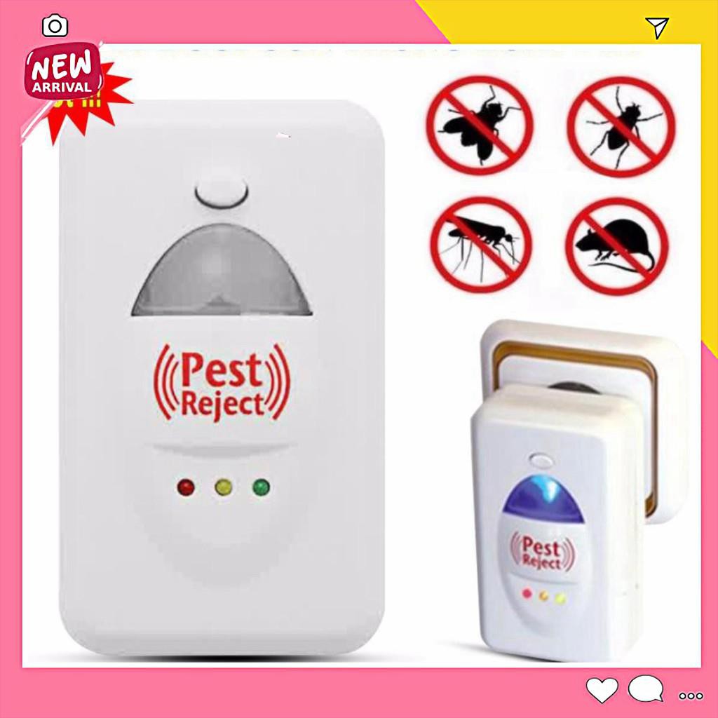 Máy Đuổi Côn Trùng Pest Rejeck - Tạo sóng siêu âm đuổi côn trùng, Đuổi Muỗi, Chuột, Đuổi Côn Trùng, Đuổi Mạt Rệ