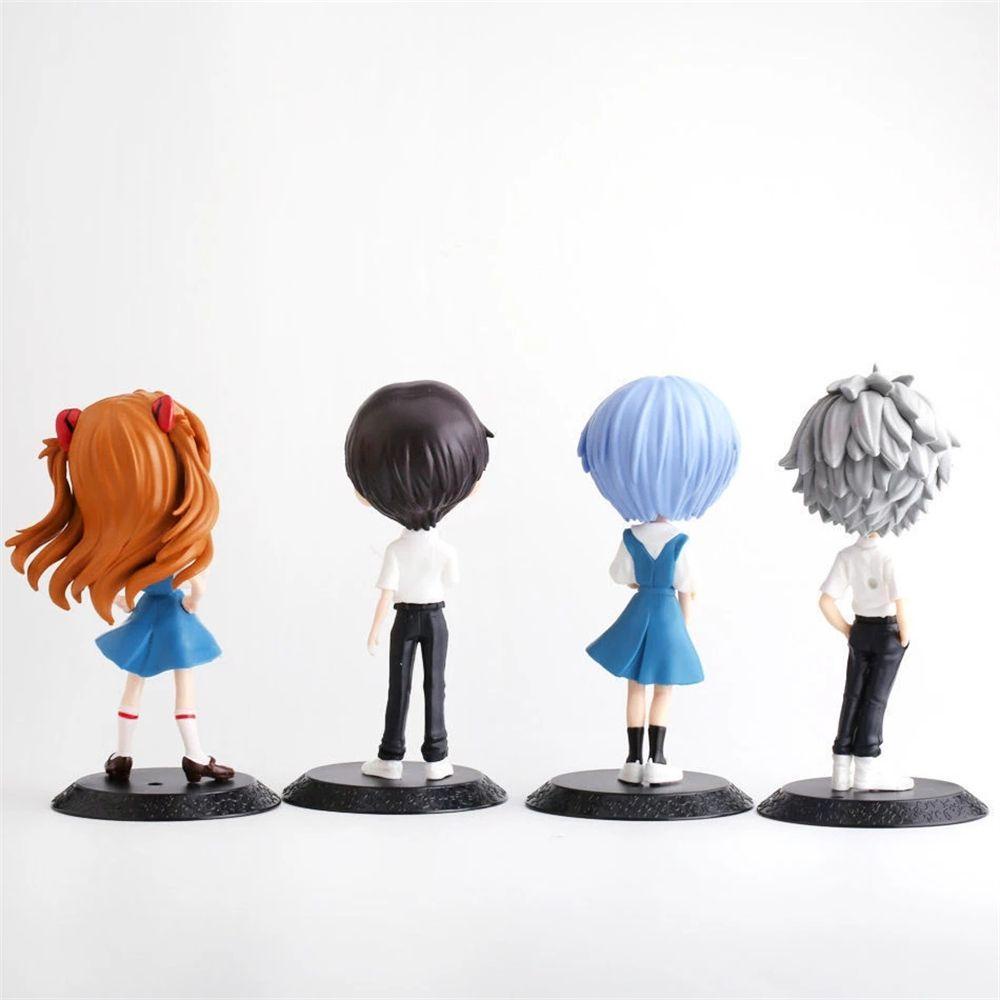 Set 4 Mô Hình Nhân Vật Hoạt Hình Kaworu Nagisa Ikari Shinji