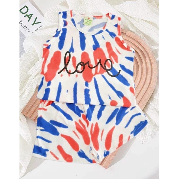 Bộ sát nách bé gái size đại