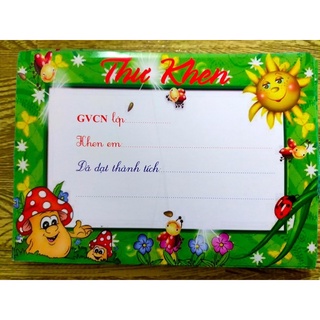 Thư khen giúp trò thi đua thành tích cao